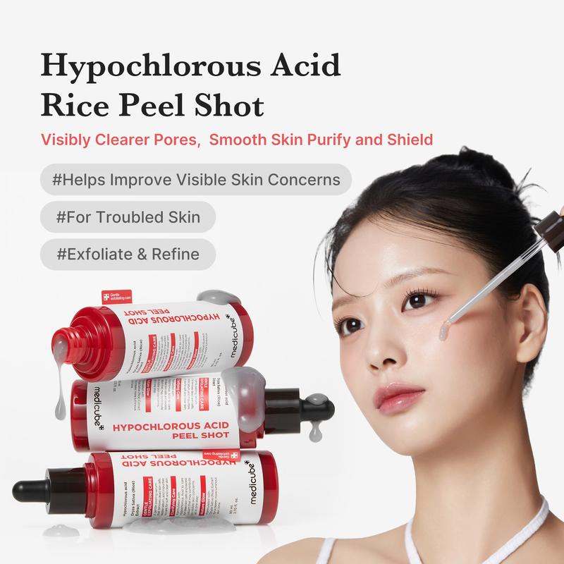 Medicube Rice Peel Shot Duo – Gentle Exfoliating Serum for Face & Body